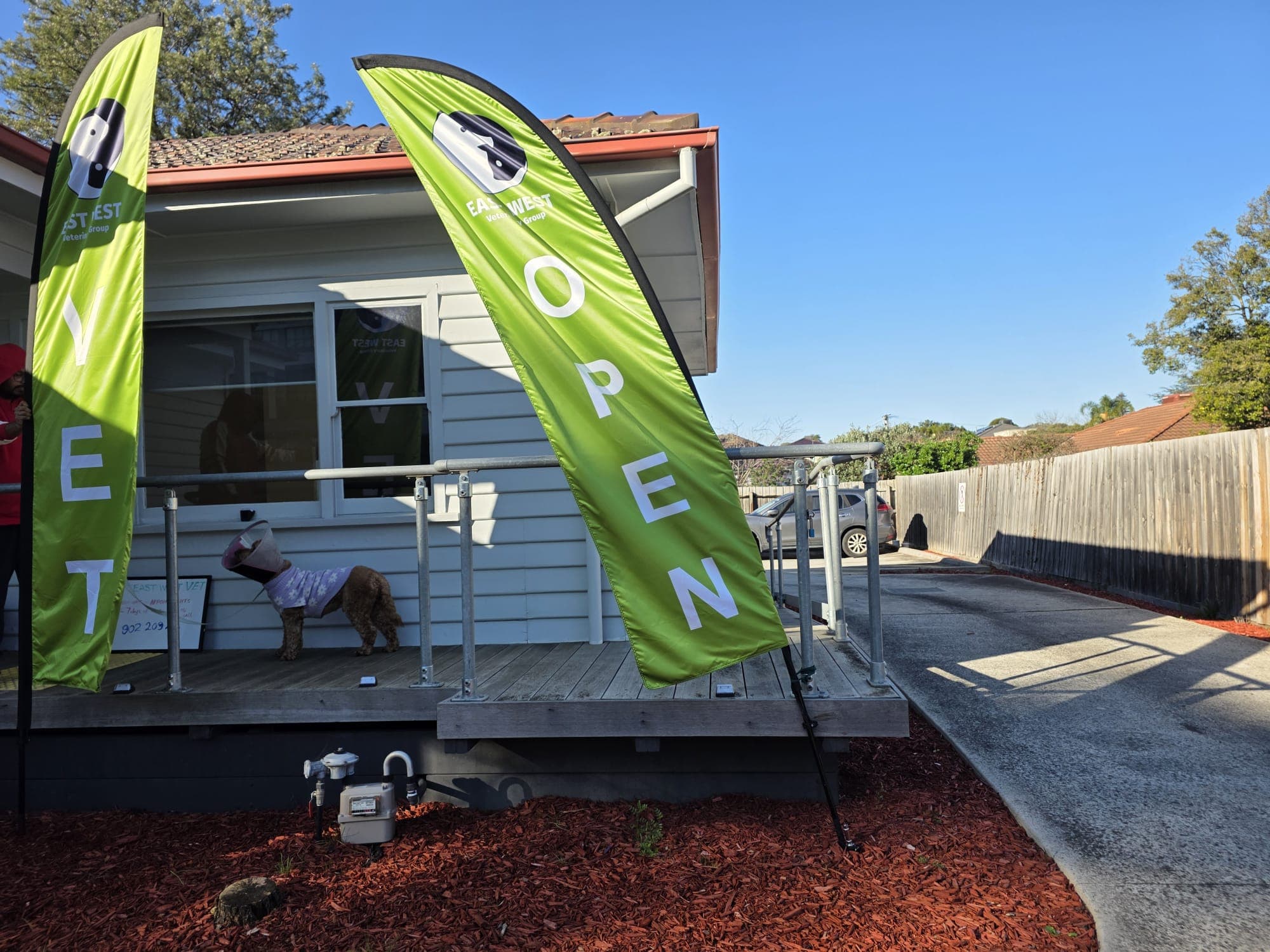 Accessible entrance ramp at East West Vets Glen Waverley