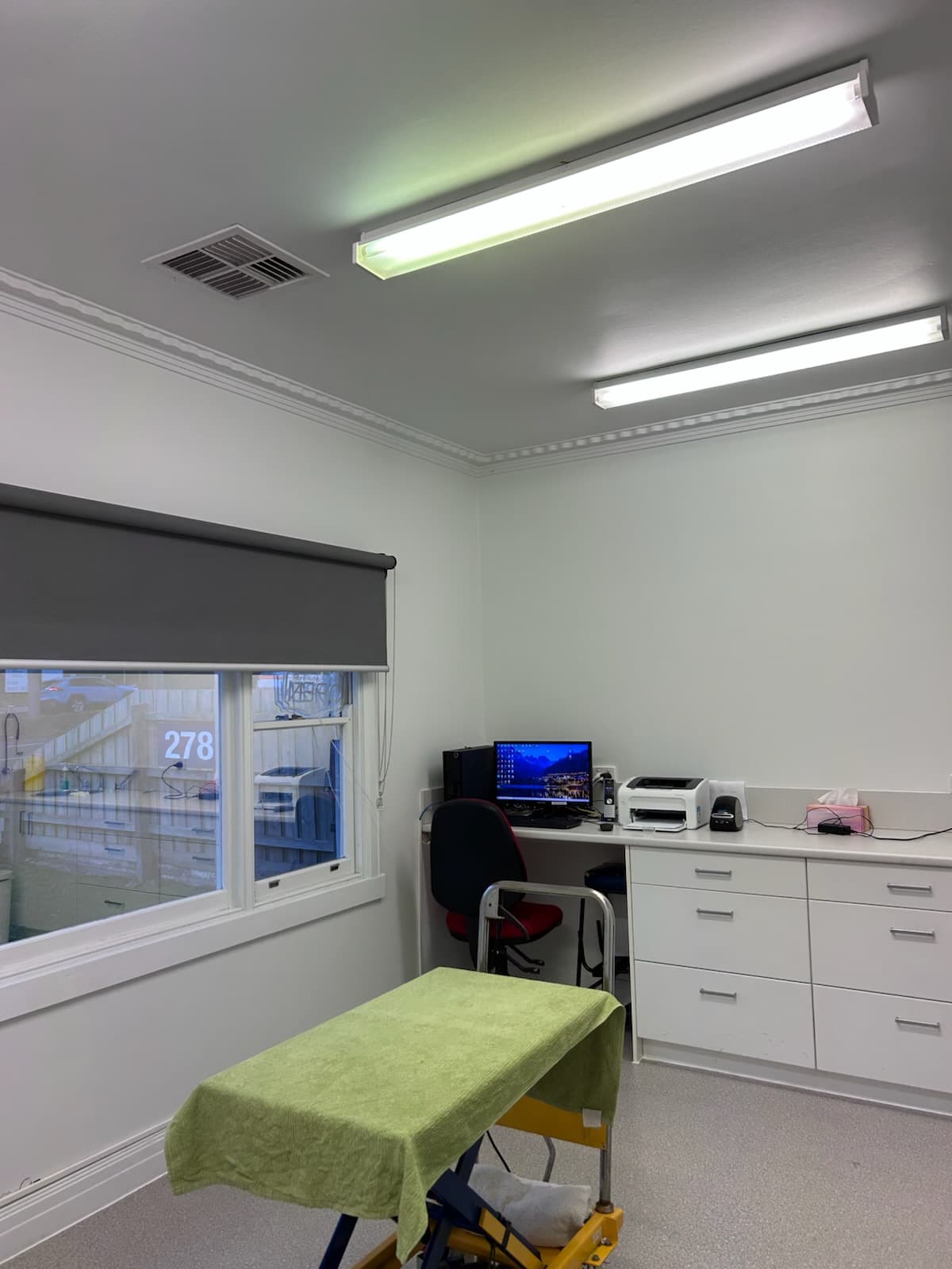 Private consultation room at East West Vets Glen Waverley