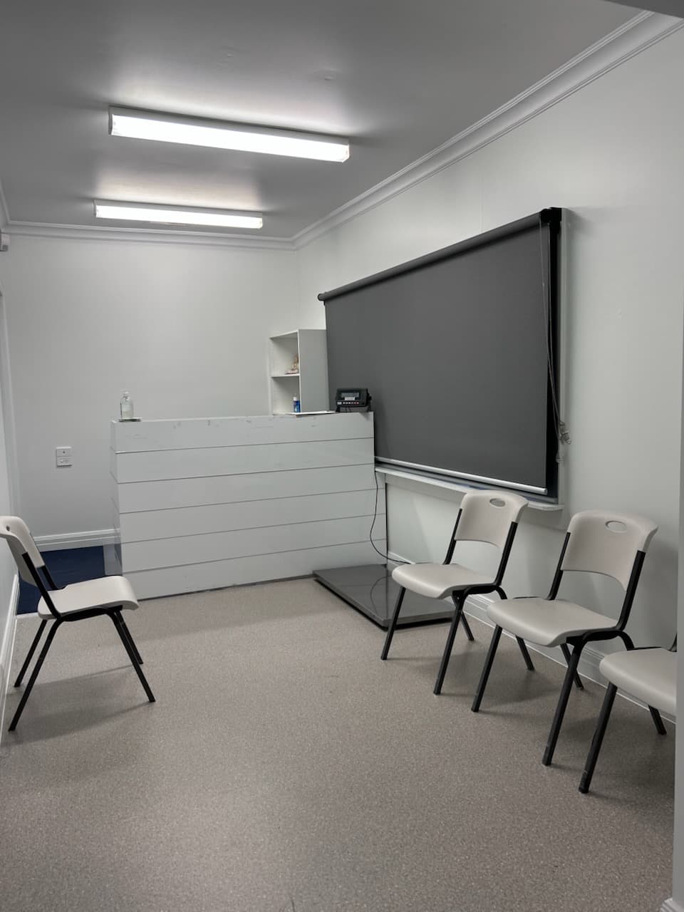 Reception and waiting area at East West Vets Glen Waverley